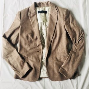 Zara tan blazer - EUC
